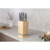 Sada nožů se stojanem BAMBOO 6 ks Taupe Collection (11)