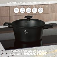 BERLINGERHAUS Kastrol s titanovým povrchem a poklicí 24 cm Matte Black Collection BH-8188 (6)