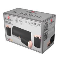 BERLINGERHAUS Chlebník a sada dóz na potraviny 4 ks Black Rose Collection BH-6835 (1)
