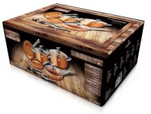 BLAUMANN Sada nádobí s nepřilnavým povrchem Le Chef Line Rosegold 11 ks BL-3342 (1)