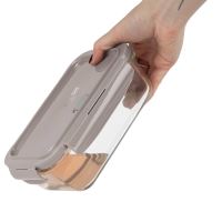 BERLINGERHAUS Dóza na potraviny s víkem skleněná sada 3 ks Taupe Collection BH-8792 (2)