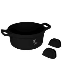 BERLINGERHAUS Kastrol s titanovým povrchem a poklicí 24 cm Black Rose Collection BH-1457 (2)