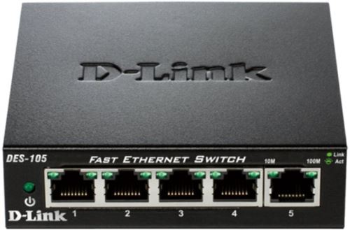 D-Link 10/100 5-port switch (DES-105)