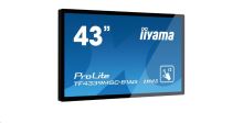 Dotykový monitor IIYAMA ProLite TF4339MSC-B1AG, 43" capacitive, FullHD, 8ms, 12TP, 400cd/m2, VGA/HDMI/DP, IP54, černý Dotykový monitor IIYAMA ProLite TF4339MSC-B1AG, 43" capacitive, FullHD, 8ms, 12TP, 400cd/m2, VGA/HDMI/DP, IP54, černý