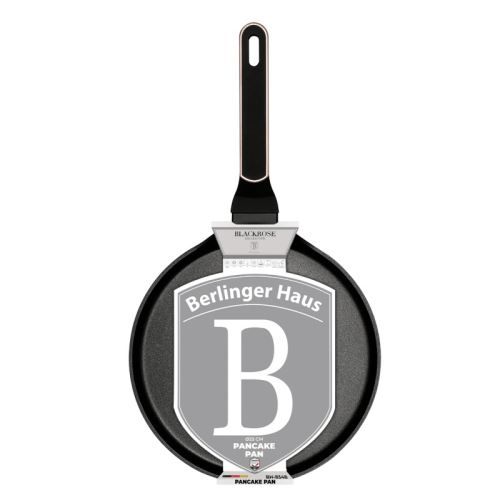 BERLINGERHAUS Pánev na palačinky s titanovým povrchem 25 cm Black Rose Collection BH-8348