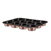BERLINGERHAUS Forma na muffiny s nepřilnavým povrchem 12 ks Black Rose Collection BH-8671 (2)
