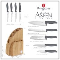 BERLINGERHAUS Sada nožů se stojanem BAMBOO 10 ks Aspen Collection BH-2759 (3)
