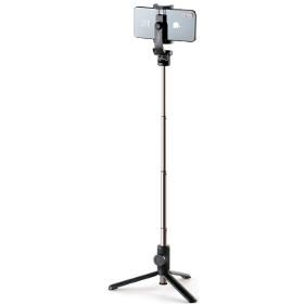 Selfie tyč FIXED Snap Lite s tripodem a bezdrátovou spouští, černá